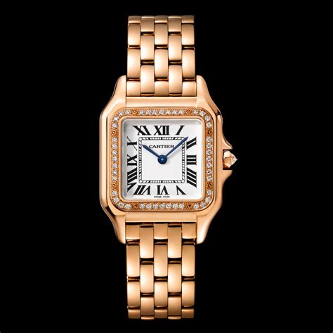 cartier rose gold watch|cartier rose gold watch price.